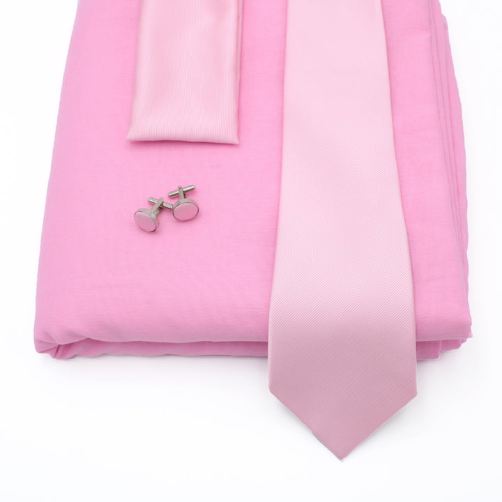 Soft Pink Turban & Tie Set - Meri Dastar