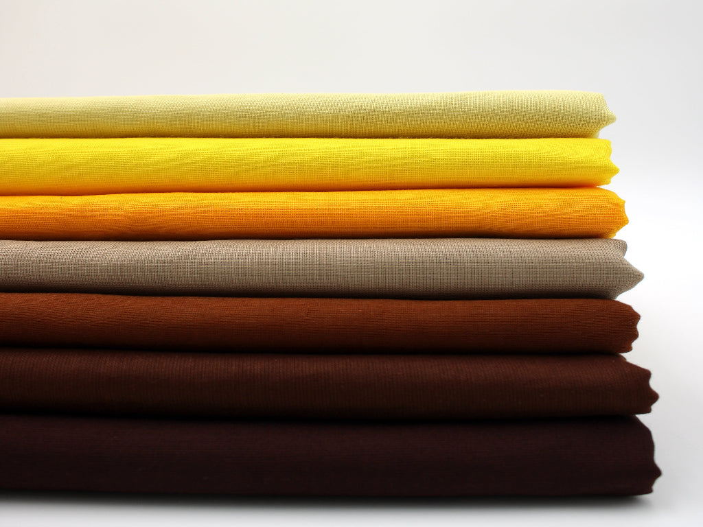 Different coloured  Turbans fabric packed nicely 