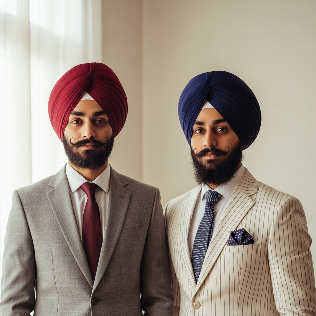 How to Match Your Turban Colour with Your Sherwani or Suit