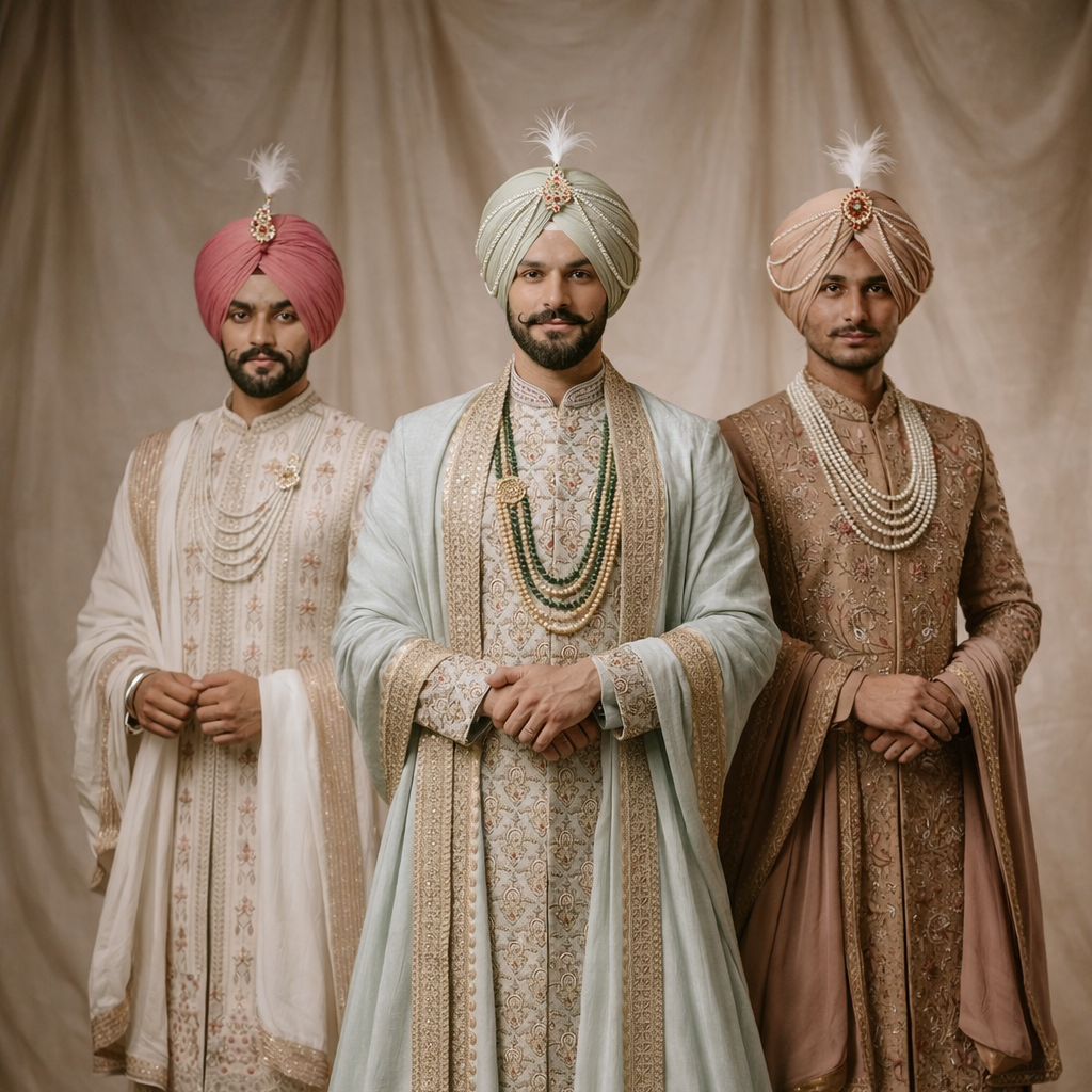 The Groom's Complete Turban Guide Haldi, Anand Karaj and Reception ...